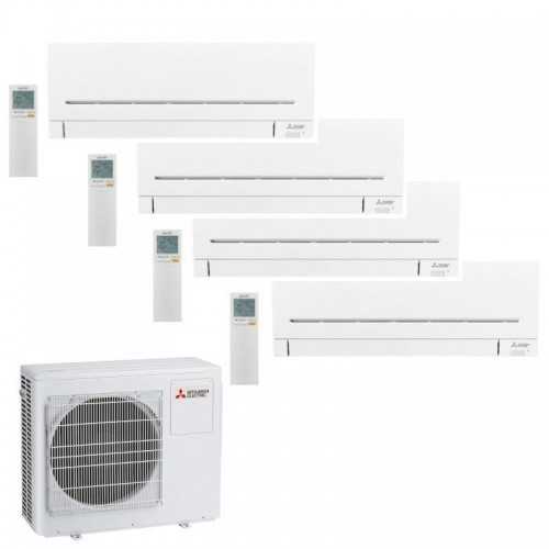 Aire Acondicionado Kit 4x1 Multi Split Mitsubishi Electric MXZ-4F83VF + 3x MSZ-AY25VGK + MSZ-AY35VGK