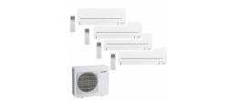 Air conditioning Kit 4x1 Multi Split Mitsubishi Electric MXZ-5F102VF + 2X MSZ-AY25VGK + 2X MSZ-AY35VGK