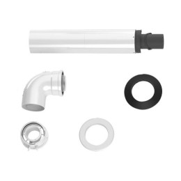 Kit Evakuierung horizontal Junkers Polypropylen (PP) / Polypropylen (PP) Ø60 / 100mm FC-Set60-C13x