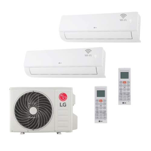 Multi Split 2x1 LG INFINITY 9 + 12 MU2R17.U13 + EZ09CSN.CSJ1 + EZ12CSN.CSJ1 WiFi Air conditioning