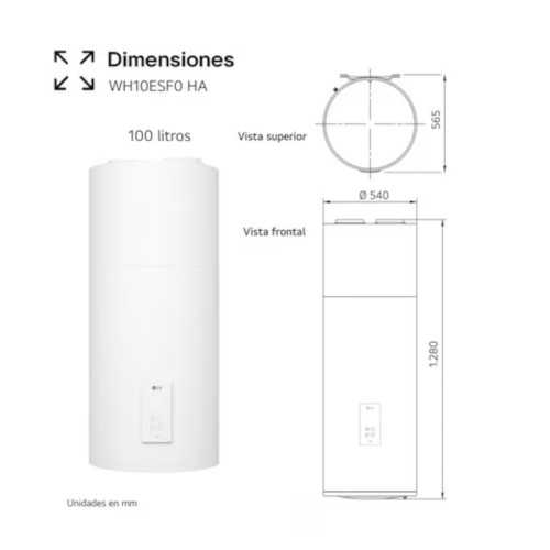 Heat pump ACS LG WH10ES F0