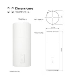 Warmtepomp ACS LG Wh10es f0
