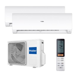Air conditioning Multi Split 2x1 Haier 2U50S2SM1FA + 2X AS25SBBHRA-MW FLEXIS WHITE