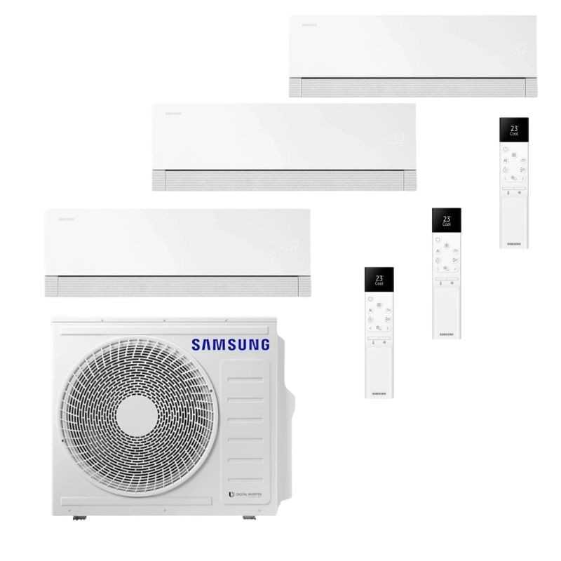 Multi Split 3x1 Samsung AJ052TXJ3KG + 3X AR70H09C1AWNEU Windfree Premiere Klimaanlage Multi Split 3x1 Samsung AJ052TXJ3KG + 3X AR70H09C1AWNEU Windfree Premiere Klimaanlage