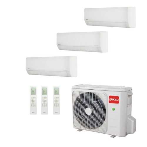 Multi Split 3x1 Giatsu GIA-MO4-36IX41BR32 + GIA-MSI-09AR3R32 + GIA-MSI-12AR3R32 + GIA-MSI-18AR3R32 Aroma 3 Airconditioning