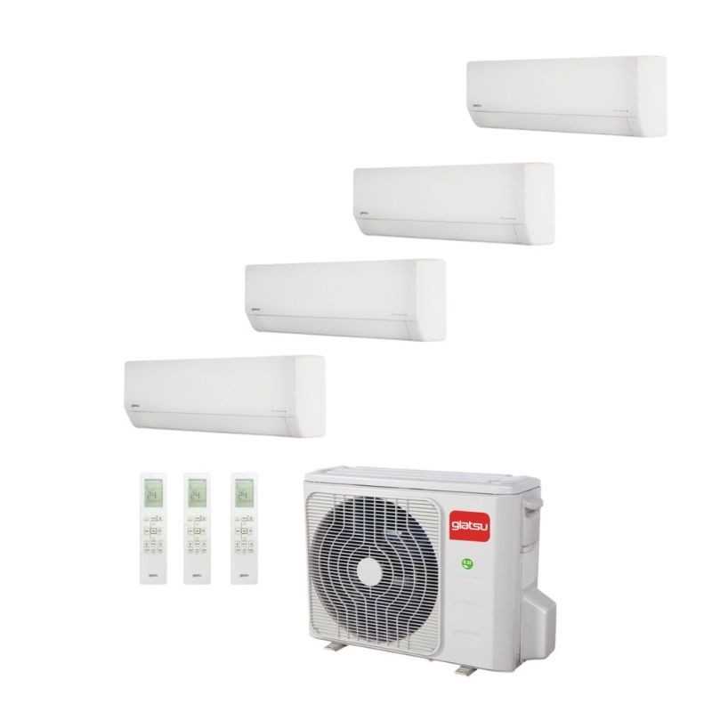 Multi Split 4x1 Giatsu GIA-MO4-36IX41B2R32 + 2X GIA-MSI-09AR3R32 + 2X GIA-MSI-12AR3R32