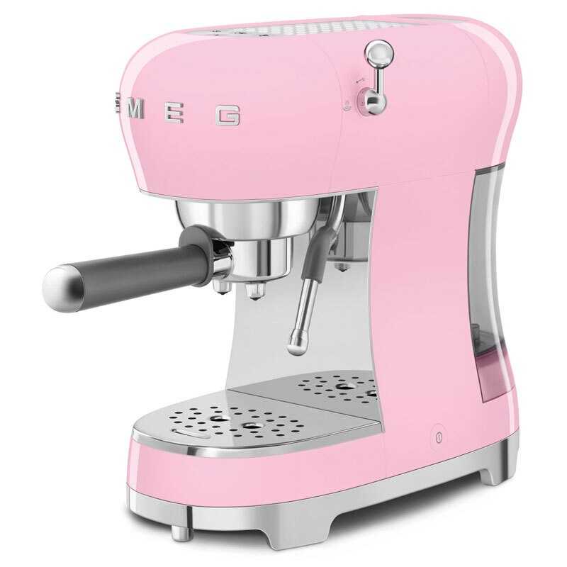 Cafetera Expresso Smeg ECF02PKEU Rosa