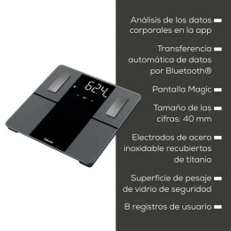Bathroom Beurer BF500 Bluetooth diagnosis